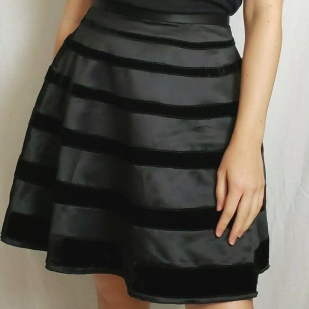 Behnaz Sarafpour for Target Velvet Stripes Circle Skirt